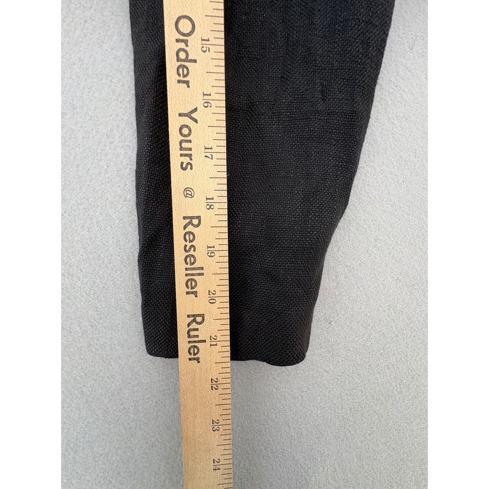 Petite Sophisticate Vintage Black Textured Blazer Jacket Size 12P Rayon Lined - Picture 11 of 13